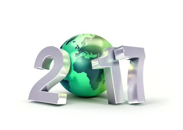 2017 Símbolo de saudação para o meio ambiente — Fotografia de Stock