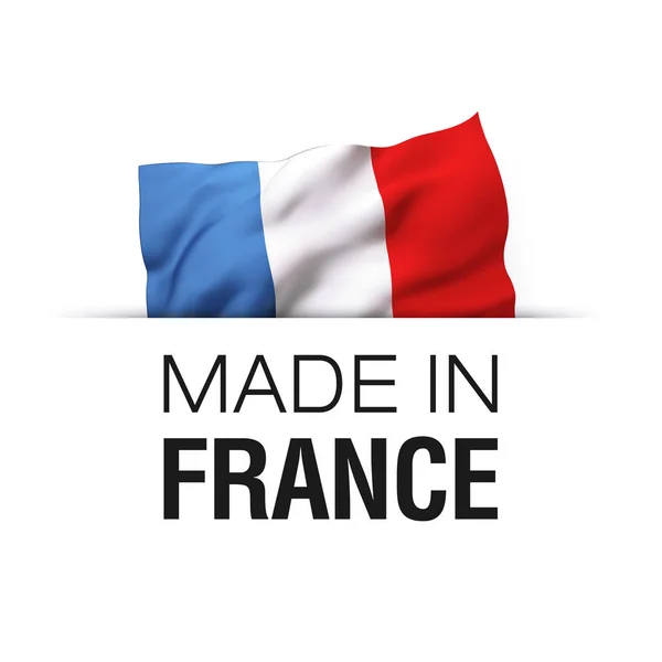 Vyrobeno ve Francii - Label — Stock fotografie