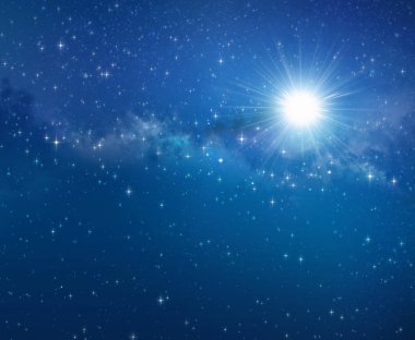 Star field background clipart