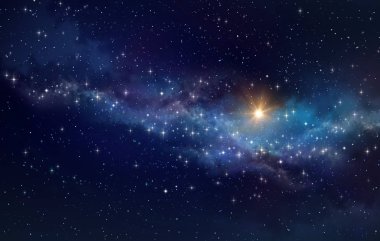 Deep space background clipart