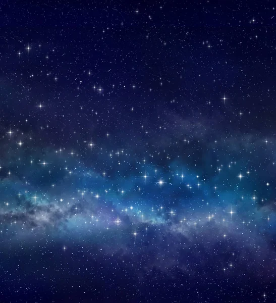 Campo stellare nello spazio profondo — Foto Stock