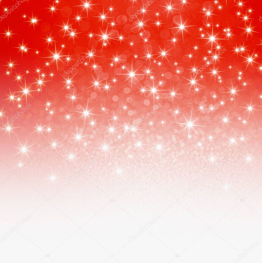 Glittering red Christmas background