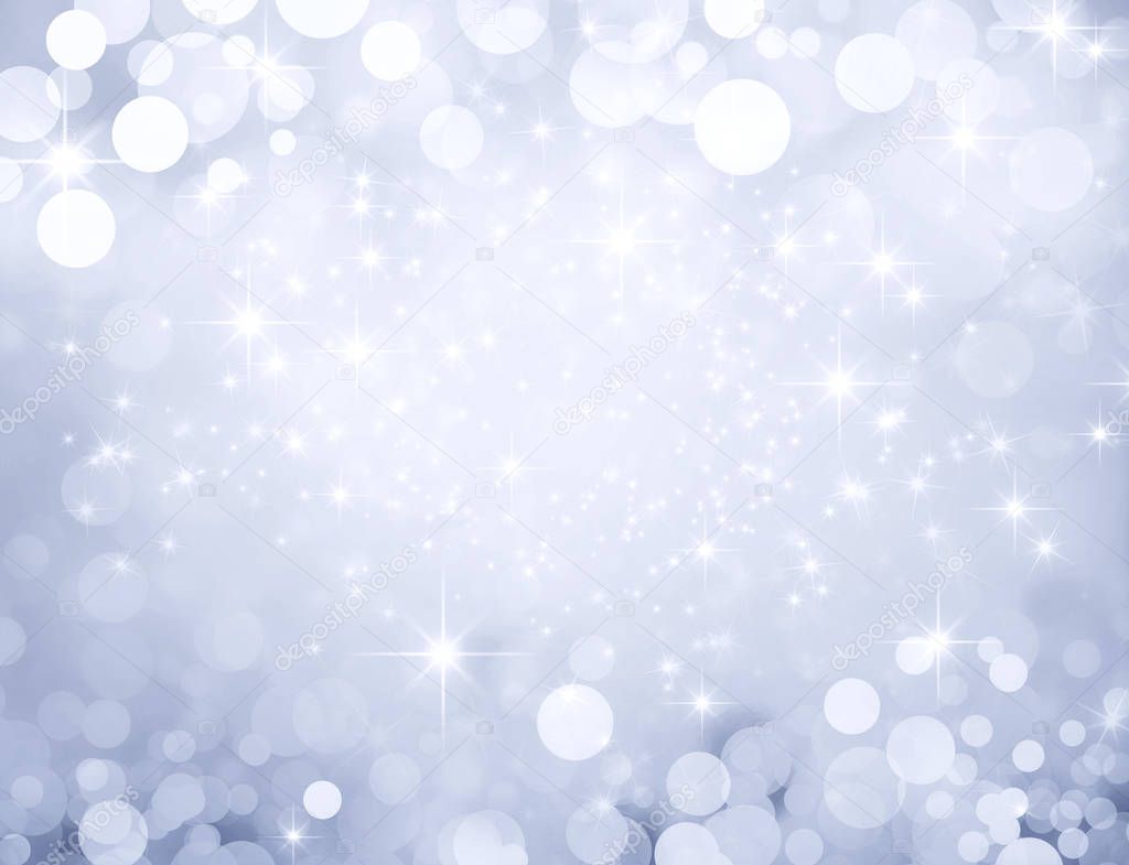 Glittering silver background