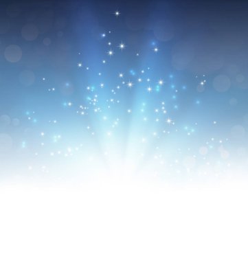 Mavi Festival ışık patlaması