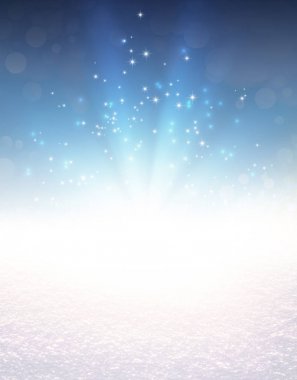 Kar Festival ışık patlaması