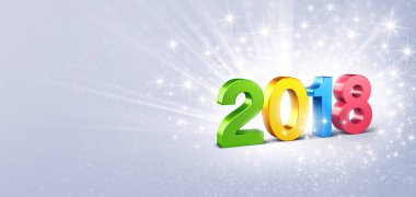 2018 ışıltılı tebrik kartı