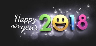 2018 tebrik kartı için eğlenceli