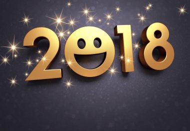 Eğlenmek için tebrik kartı 2018