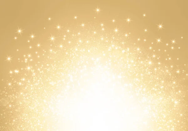 Glitter guld explosion — Stockfoto