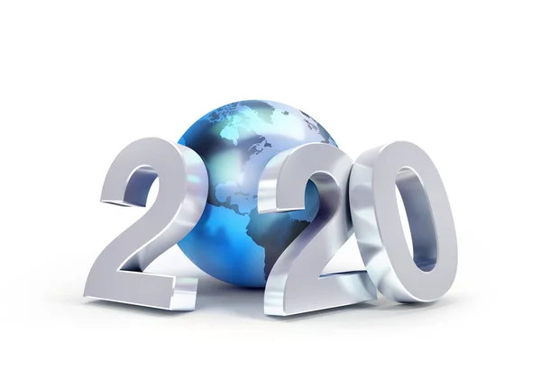 2020 Simbolo di saluto mondiale — Foto Stock