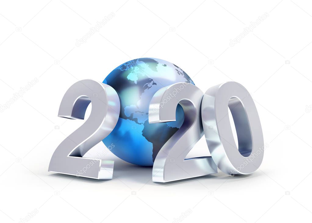 2020 Worldwide greeting symbol