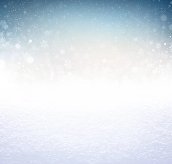 Winter Schnee Hintergrund — Stockfoto