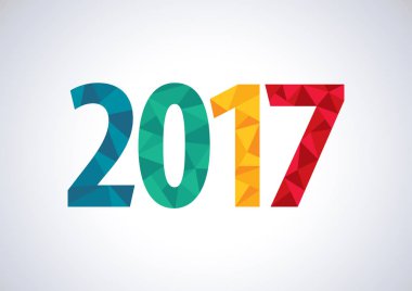 Yeni yıl 2017 işareti