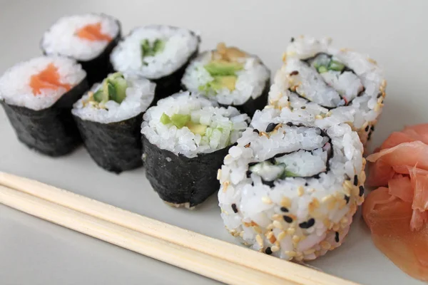 Set of sushi roll — Stock Photo, Image