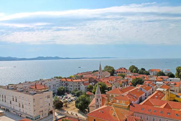 Panoramisch uitzicht over Zadar. — Stockfoto