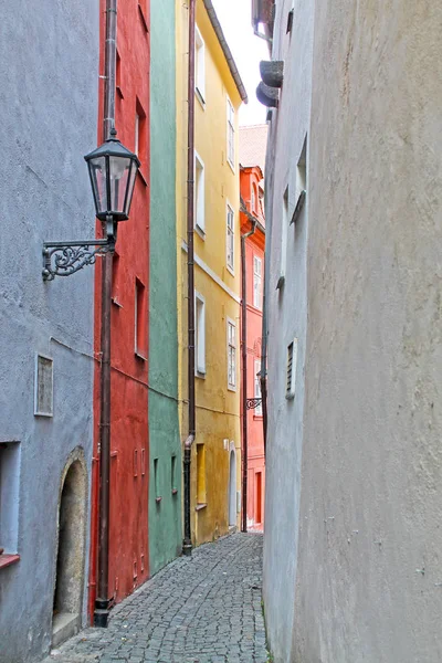 Kramarska lane. Cheb, czeski pamięci. — Zdjęcie stockowe