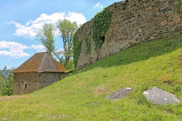 Plaats Buurt Van Pernstejn Castle South Moravian Tsjechië Landelijke Landschap — Stockfoto