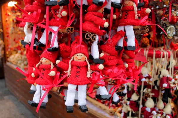 Decoração Natal Para Venda Mercado Advento Viena Áustria — Fotografia de Stock