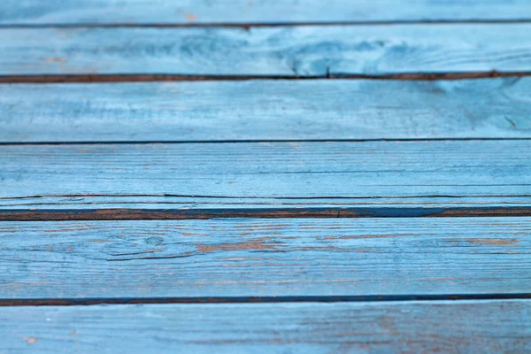Plank Wooden Blue Background Close — Stock Photo, Image