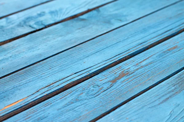 Plank Wooden Blue Background Close — Stock Photo, Image