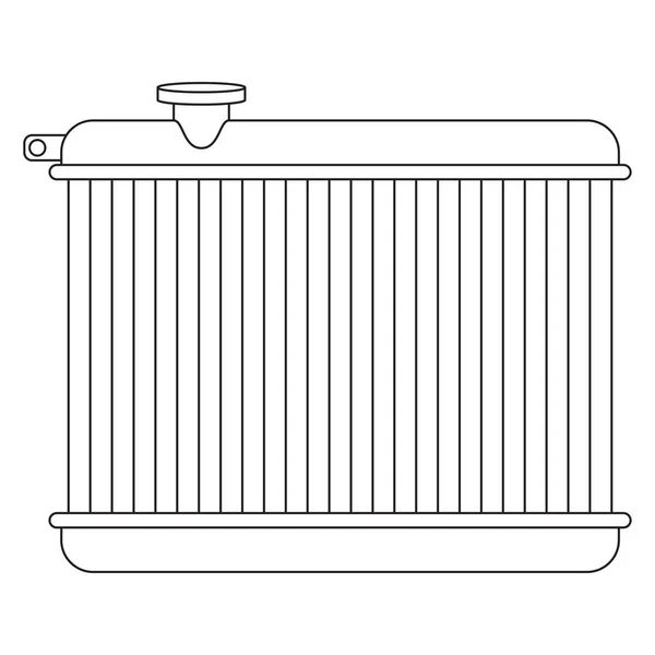 Home radiator line drawing Stock Vector by ©Vectorielle 147822707