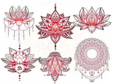 Mandala dövme mehndi