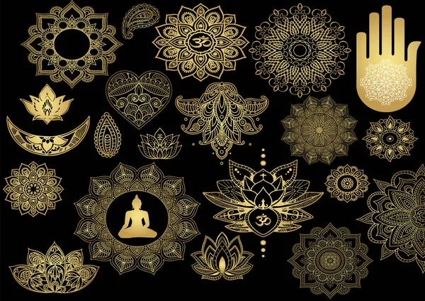 etiketleri, Budizm, sembollerin mandala