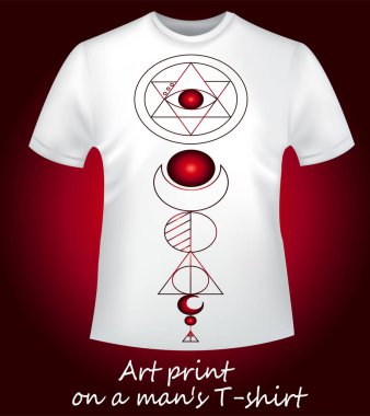 Alışveriş ve moda - yaratıcı bir T-shirt üzerine baskı