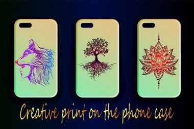 Telefon - örnekler için degrade kapakları