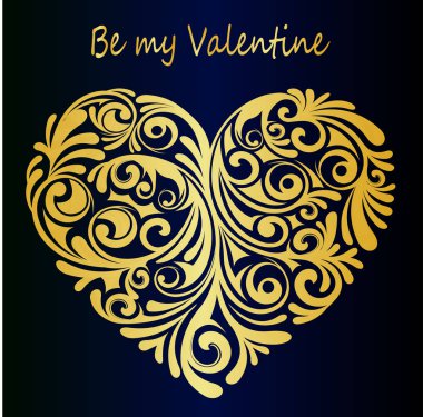 Sevgililer günü - romantik kartı