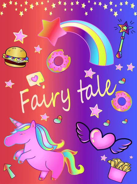 Fabulous Background Unicorn Rainbow Donuts Time Magic Fairy Tale Beautiful Fabulous Background Unicorn Rainbow Donuts Time Magic Fairy Tale Beautiful