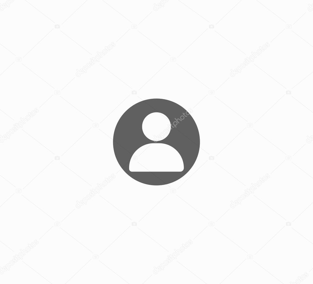 New avatar, new user flat vector icon isolated