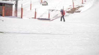 Ski lift kar dağlar