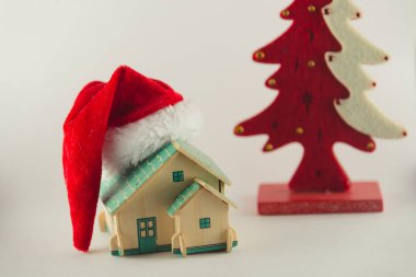 Santa Claus şapka evde