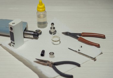 Elektronik sigara. Temizlik ve elektronik sigara.