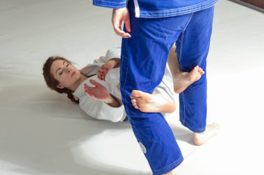 Jiu Jitsu, kadınlar bölümü. Kızlar iş dışarı Resepsiyon.