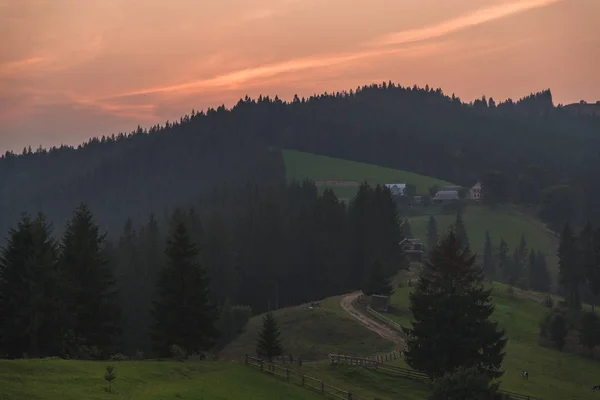 Horská krajina. Karpaty. — Stock fotografie