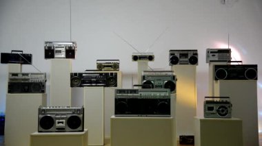 Eski kaset. Boomboxes