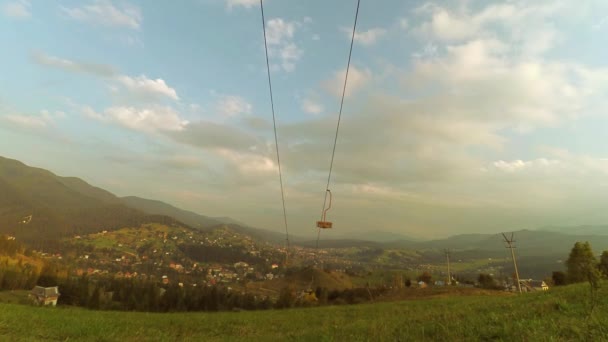 Timelapse. Dağlar. Karpaty, Ukrayna — Stok video