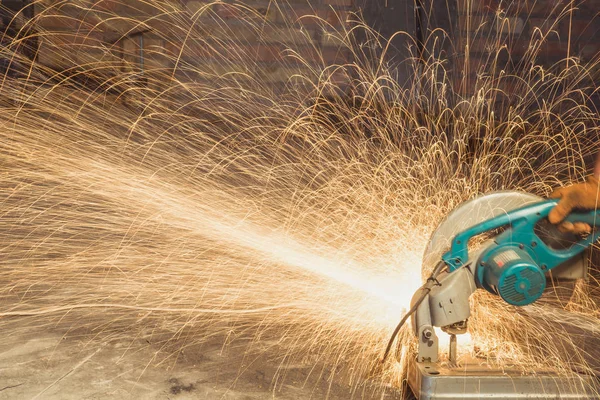 Welding machine. The man works as a welding machine — Stock Photo, Image