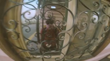 ATV. Çölde Atv üzerinde sürüş gece.