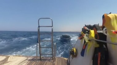 Dalış ekipmanı ile yat. Kızıl Deniz. Marsa Alam