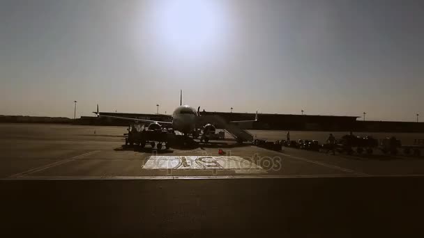 Отримання багажу в аеропорту — стокове відео