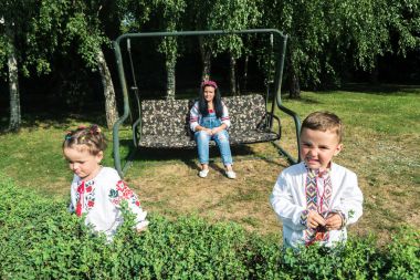 Anne ile çocuk için bir dön dön