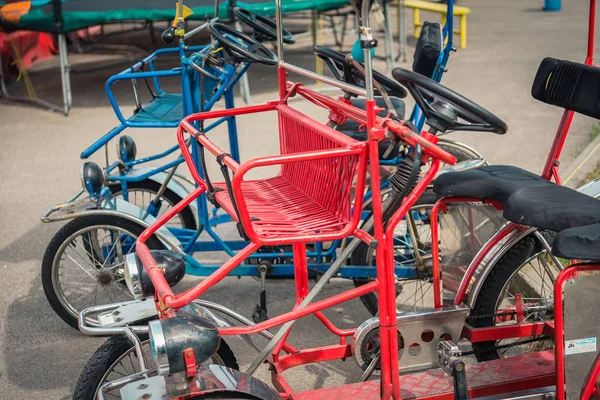 Bicicletta con quattro ruote — Foto Stock
