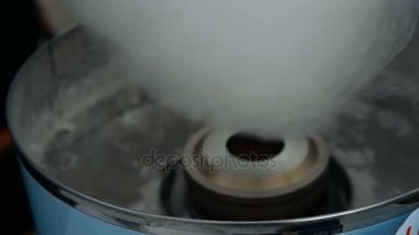 Pamuk şeker. Pişirme tatlı Pamuk yün