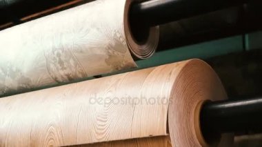 Muşamba. Muşamba Dükkanı penceresinde, rulo