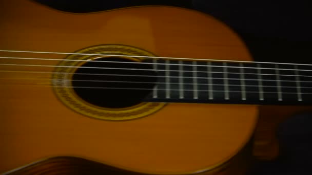 Kytara. Hrál na kytaru — Stock video