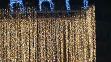 Yeni yıl ışık şehir