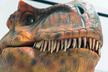 Dinozor. Bir kurt gibi aç dinozor başkanı